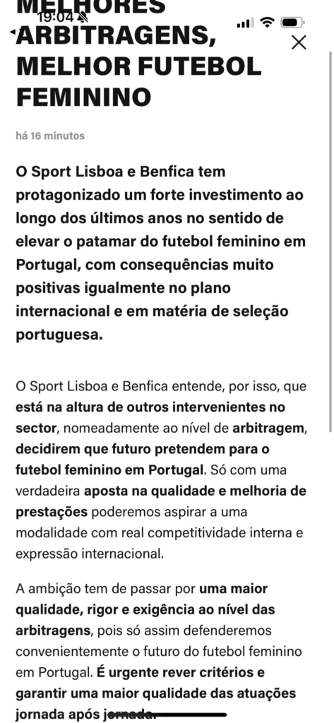 Vamos discutir a arbitragem portuguesa?